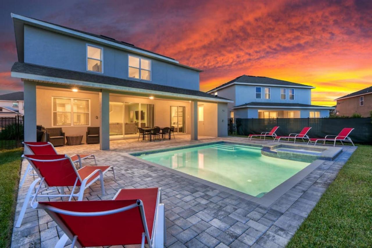 Spacious 8 Bdr Family Home With Arcades And Free Pool Heat オーランド エクステリア 写真